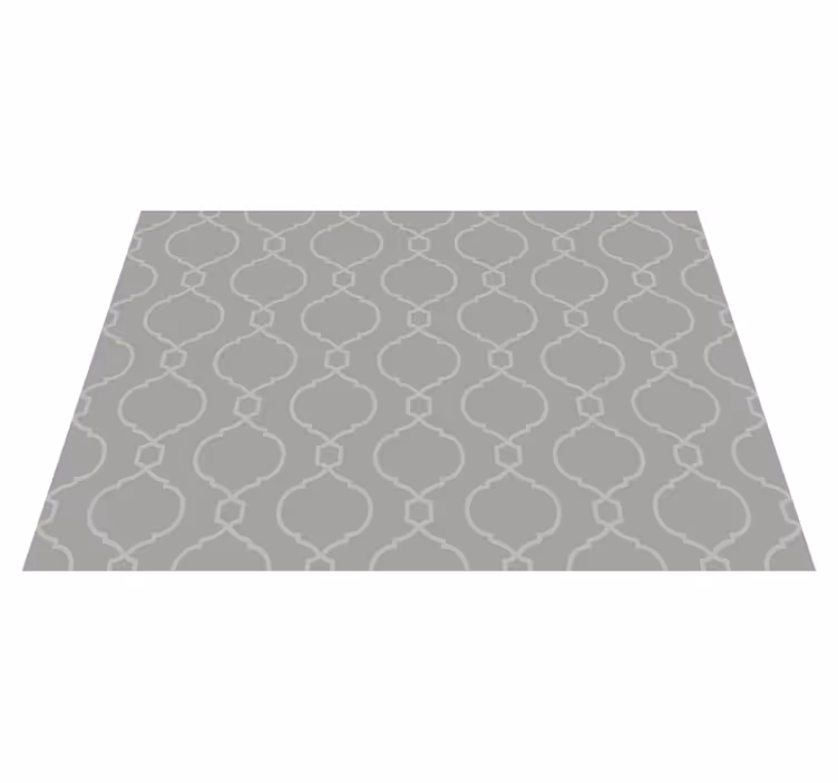 Stylish Geometric Print tile carpet - TenStickers