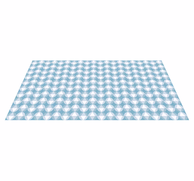 Dynamic Diamond Pattern geometric rug - TenStickers