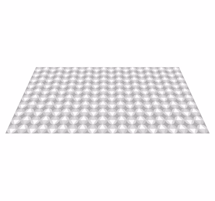 Round Geometric Motif mosaic rug - TenStickers