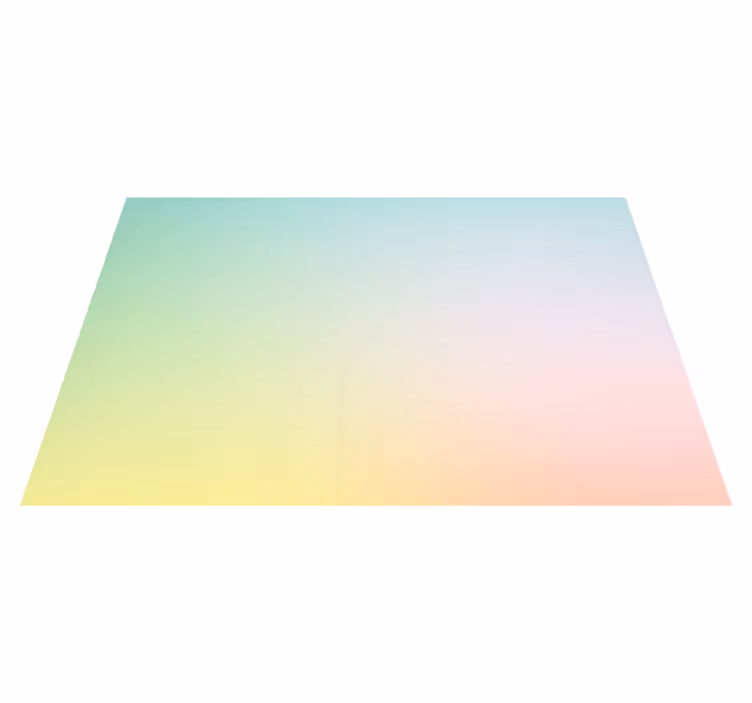 "Kawaii" Style pastel rainbow modern rug - TenStickers