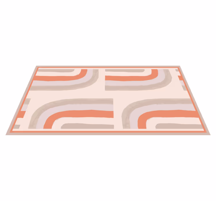 Soft Color Waves bathroom mat - TenStickers