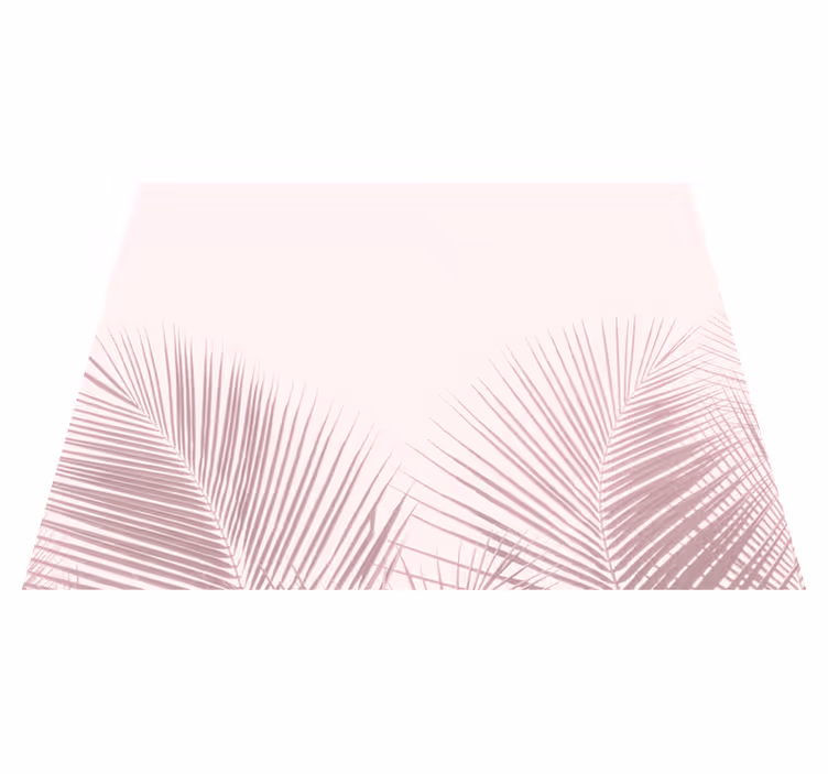 Elegant palm imagery floral rug - TenStickers