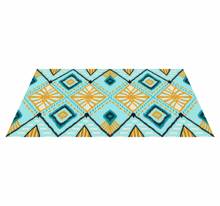 Tribal Geometric Pattern ethnic rug - TenStickers