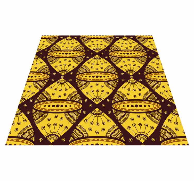 Mandala rug with mandala-inspired balance - TenStickers