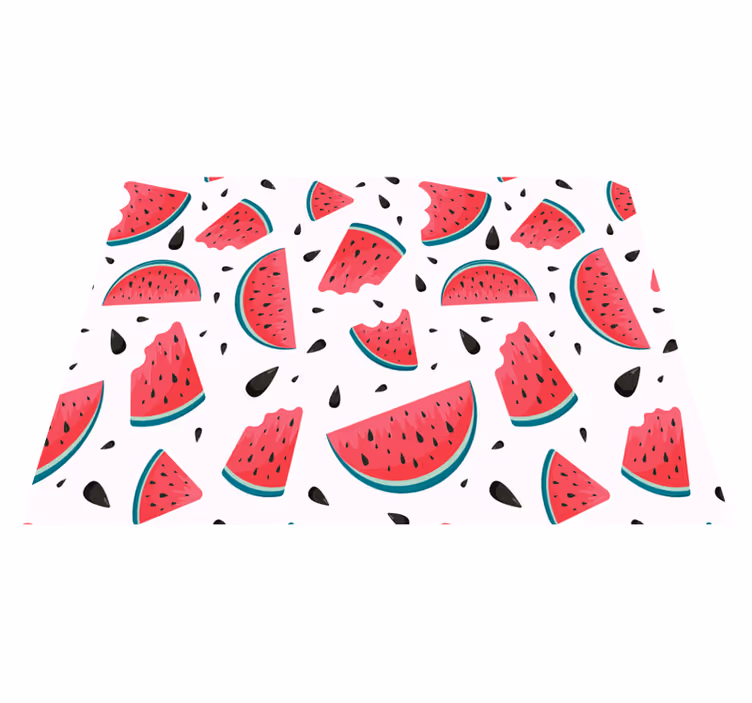 Watermelon Slice Spread kids carpet - TenStickers