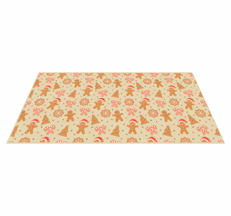 Festive Holiday Patterns christmas rug - TenStickers