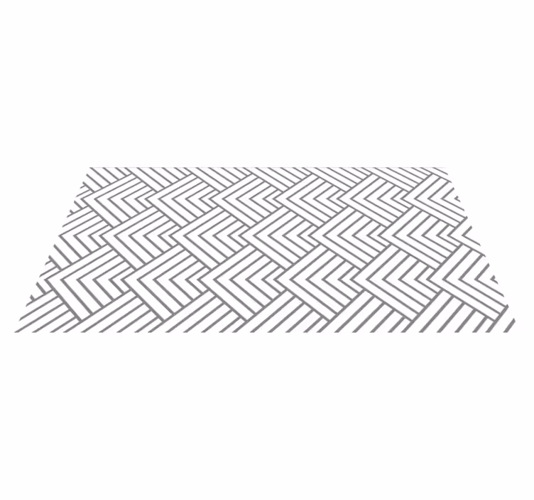 Geometric rug in geometric labyrinth design - TenStickers