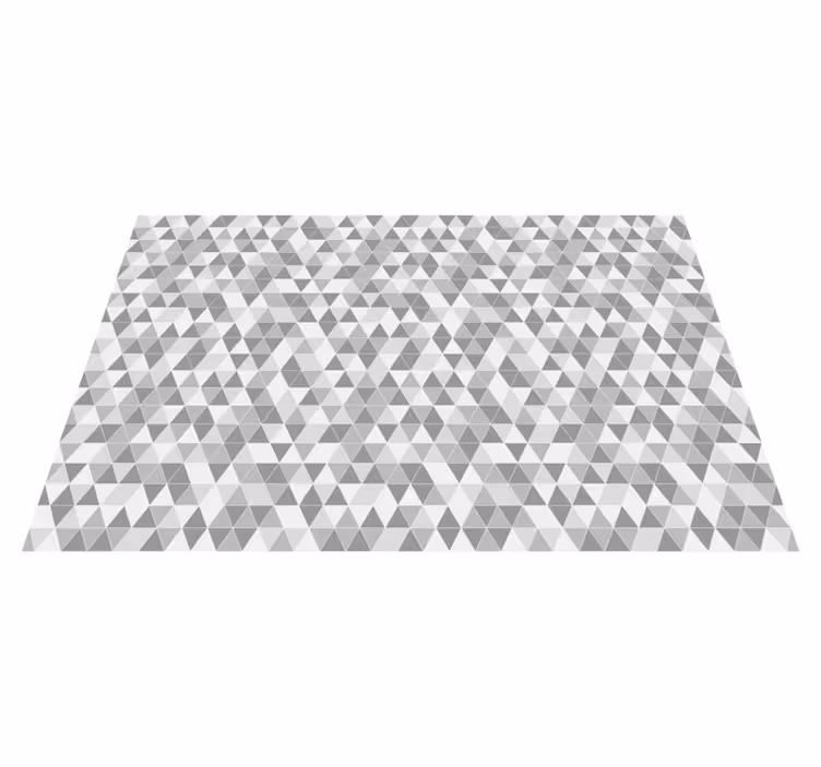 Geometric rug with triangular pattern design - TenStickers
