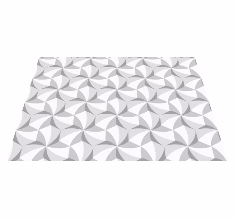Abstract Swirl Pattern geometric rug - TenStickers