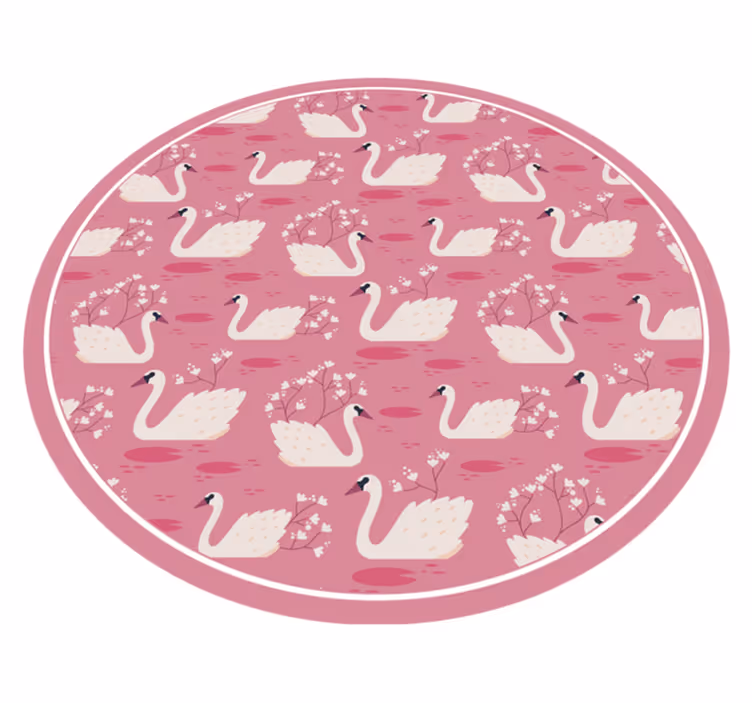 Swan Lake Serenity nursery rug - TenStickers