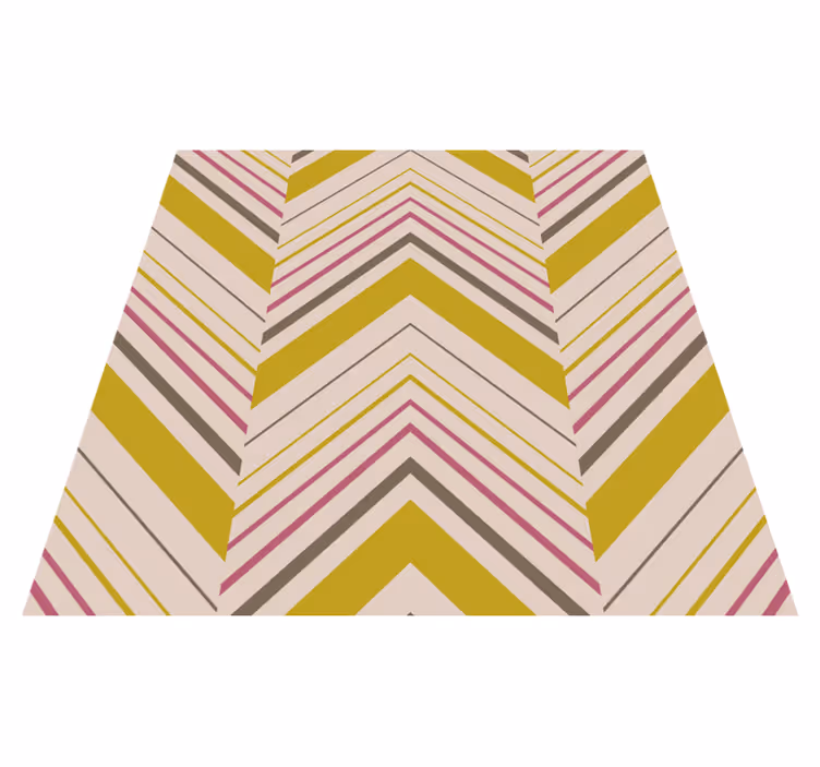 Chevron Lines stripes rug - TenStickers