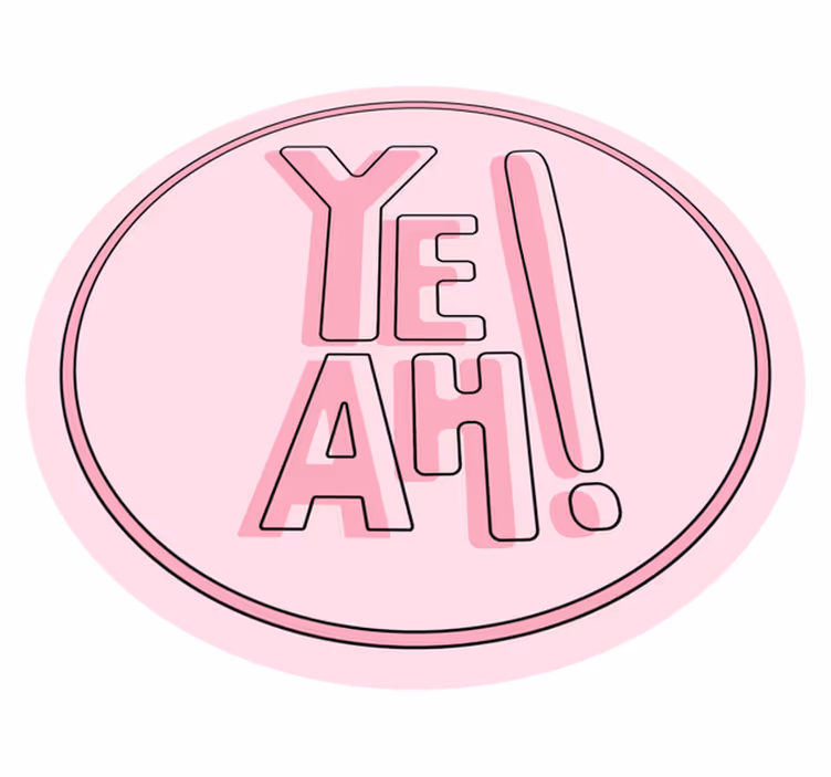 Expressive Text Motif quote rug - TenStickers