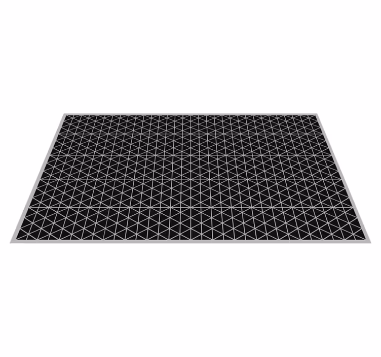 Geometric rug in a geometric pattern ensemble - TenStickers