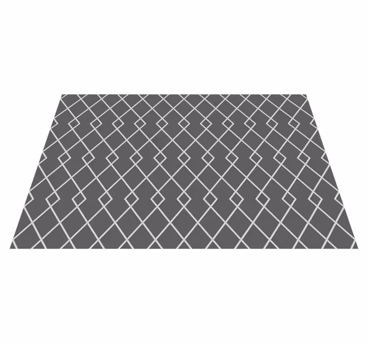 Elegant Diamond Arrangement geometric rug - TenStickers
