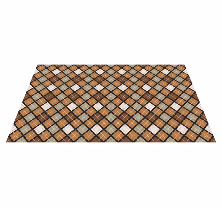 Mosaic Pattern Style tile carpet - TenStickers