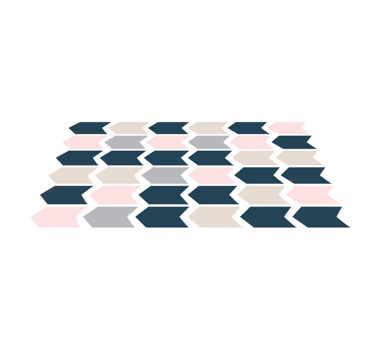 Stylish geometric pattern geometric rug - TenStickers