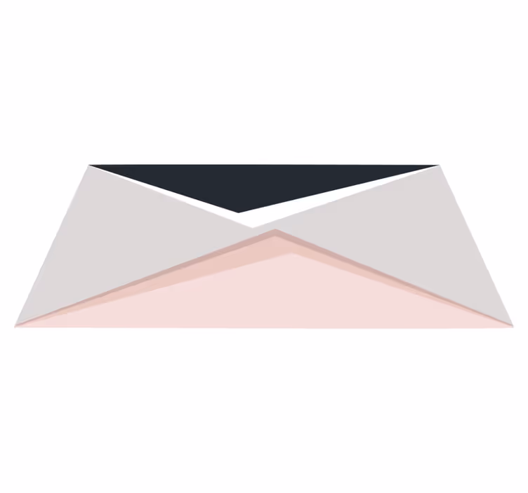 Geometric rug with geometric shapes - TenStickers