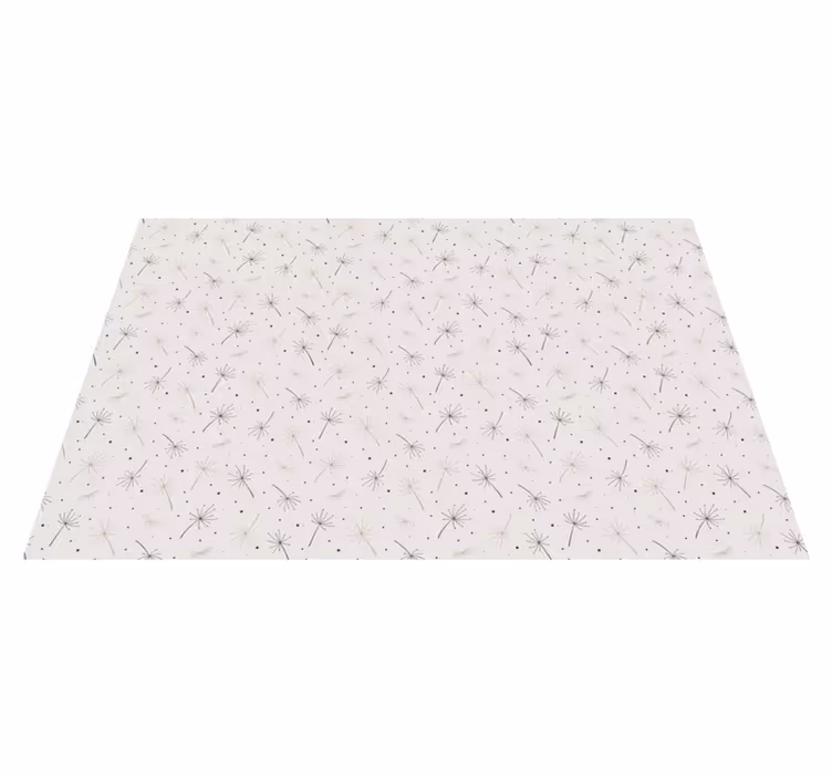 Dandelion Pattern floral rug - TenStickers