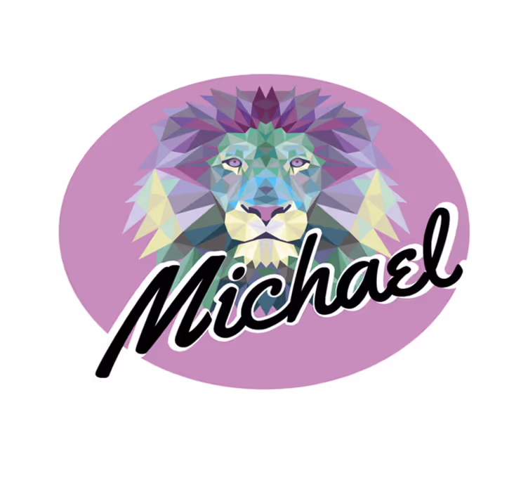 Customizable Lion custom floor mat - TenStickers