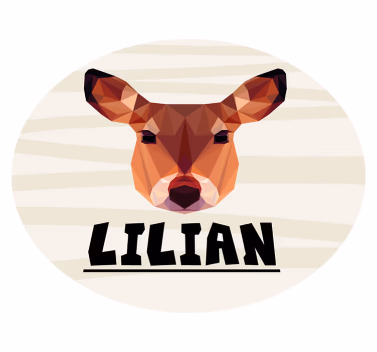 Customizable Deer custom floor mat - TenStickers