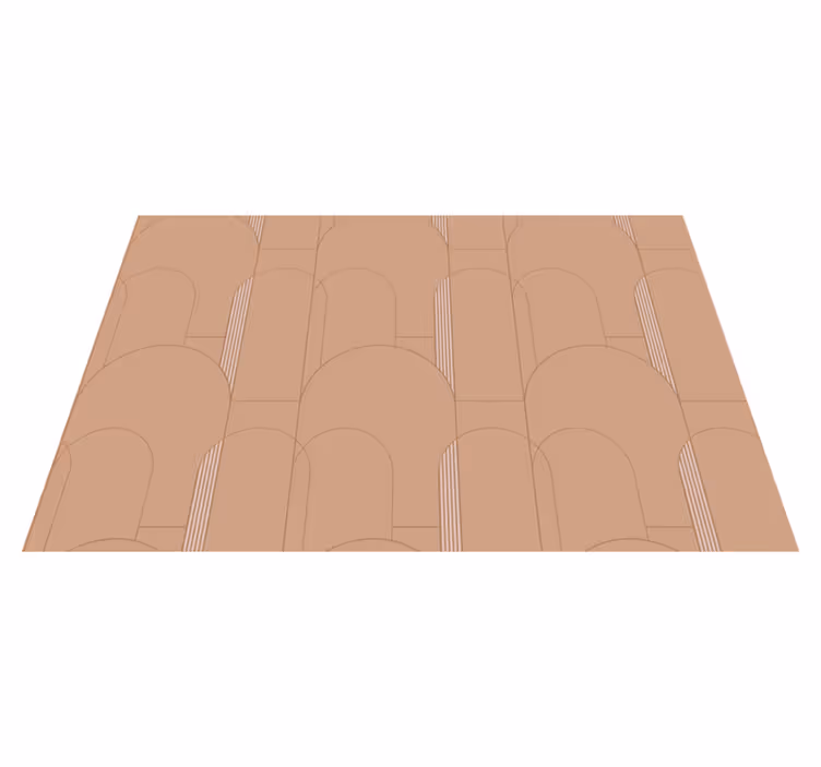 Arch Pattern Surface stripes rug - TenStickers