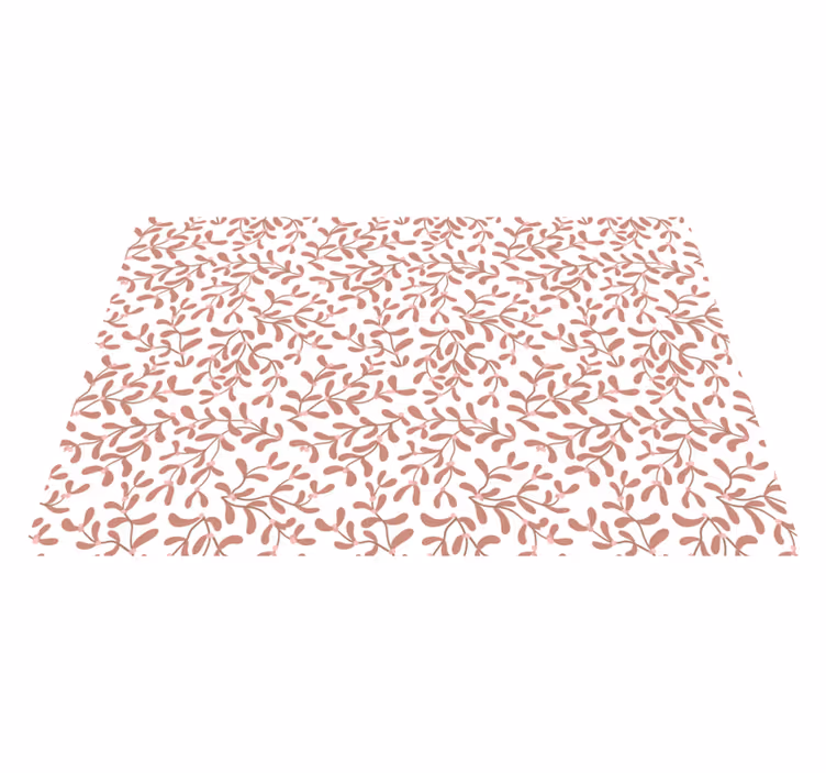 Elegant Leaf Concept floral rug - TenStickers