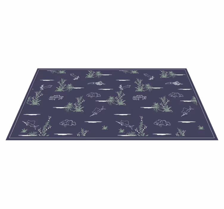 Nature rug with nature-inspired designs - TenStickers
