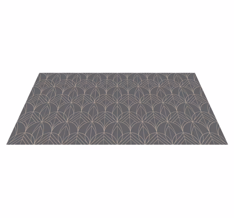 Geometric rug in grey geometric pattern - TenStickers