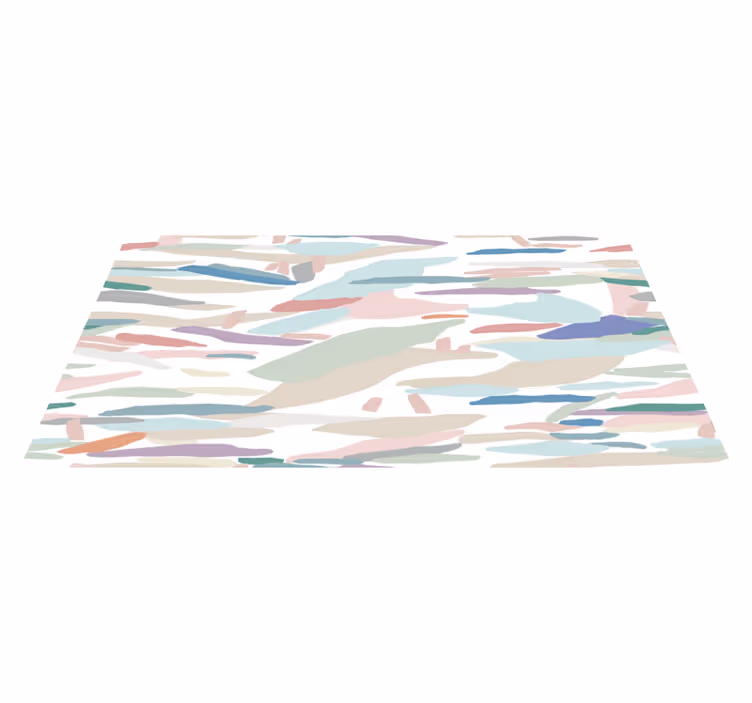 Contemporary style multicolor design carpet - TenStickers