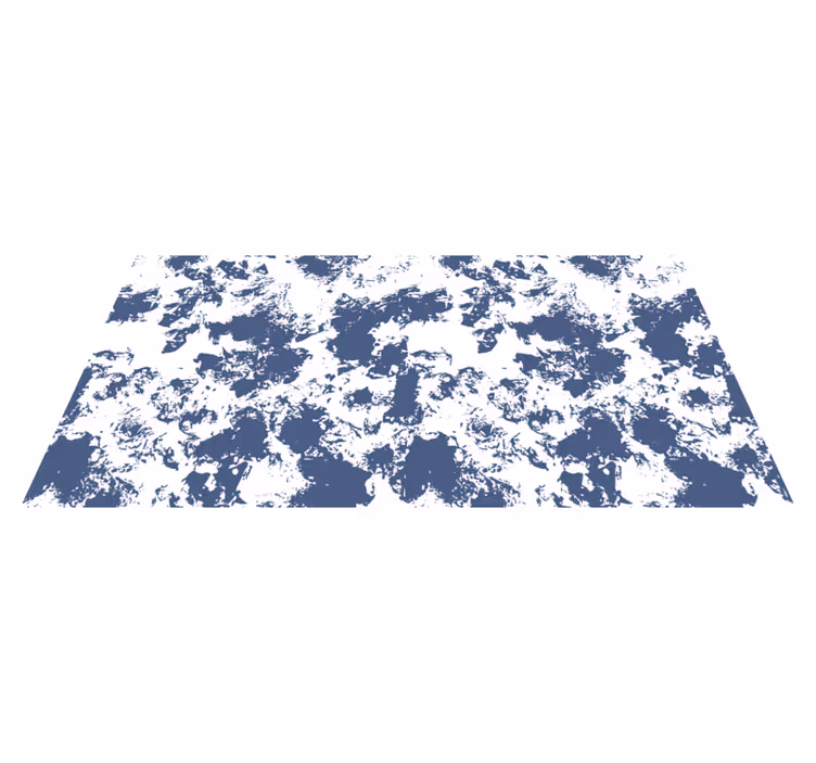 Blue Abstract Animal Pattern texture rug - TenStickers