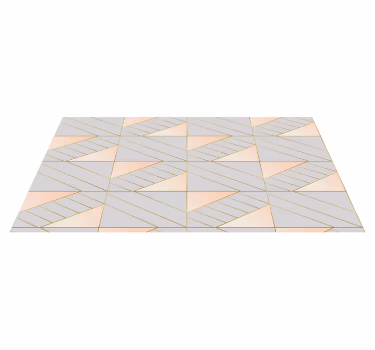Geometric rug in geometric pattern design - TenStickers