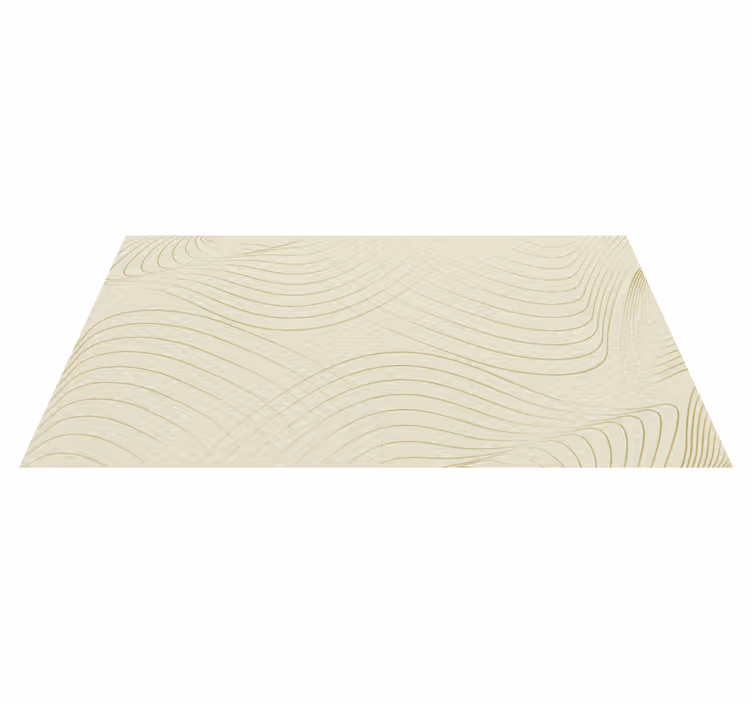 Flowing Line Art minimalistic rug - TenStickers