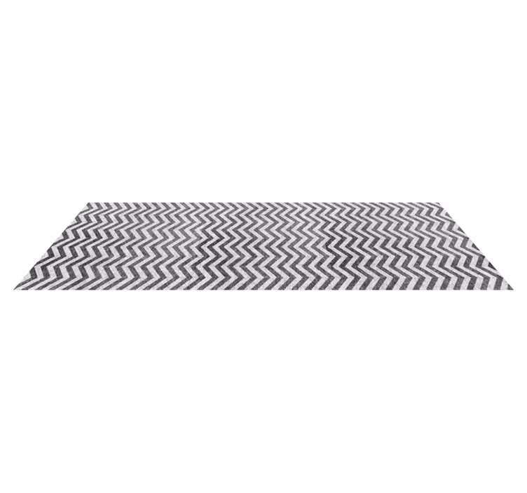 Zig zag pattern geometric hallway rugs - TenStickers