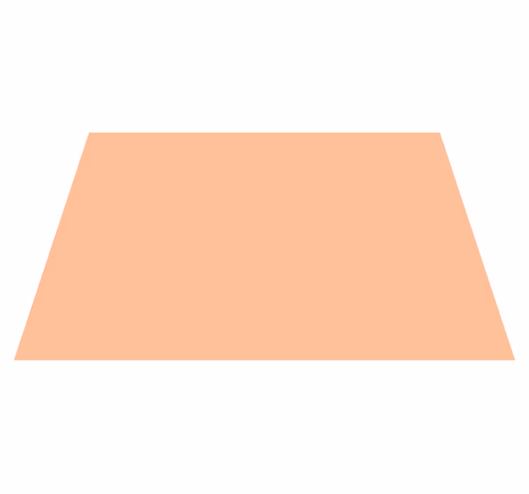 Peach fuzz rectangular vinyl floor rug - TenStickers