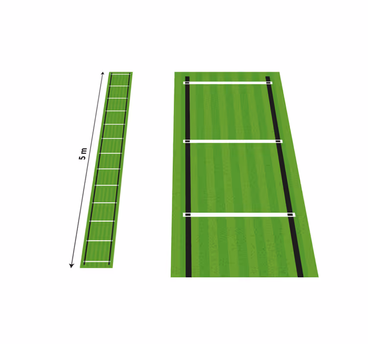 Speed training Ladder floor rug - TenStickers