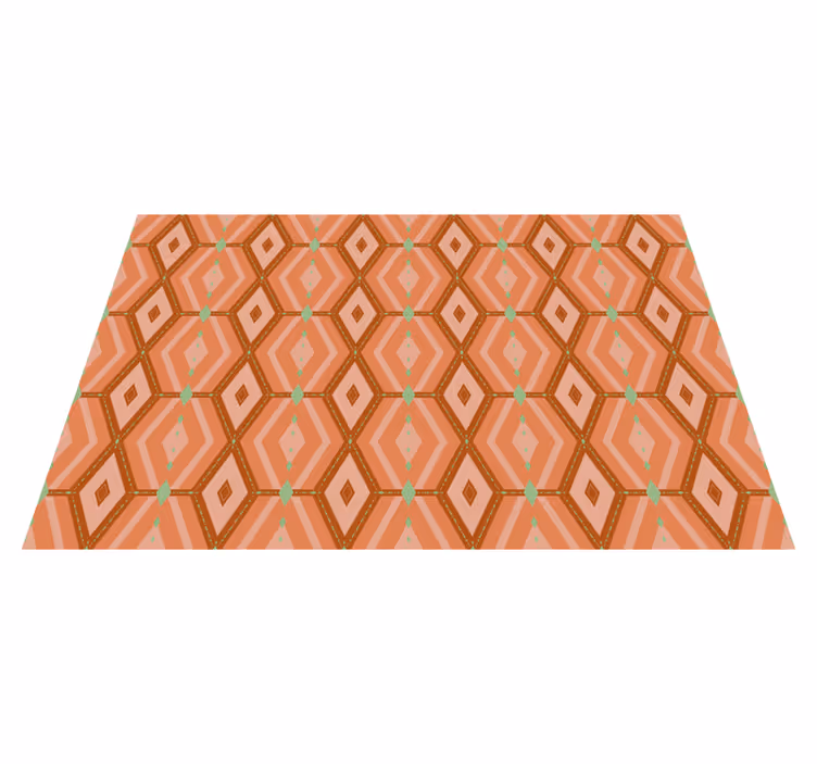 Geometric rug in perfect pattern harmony - TenStickers