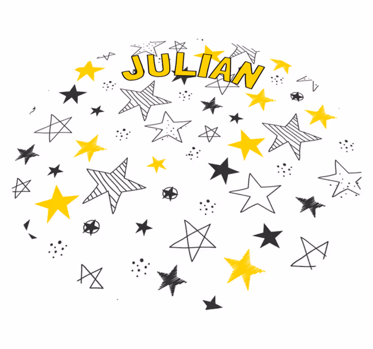 Custom Starry Theme customized mats - TenStickers