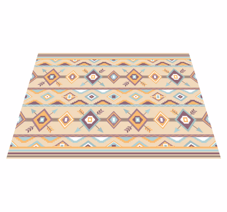 Ethnic berber beige vinyl rug - TenStickers