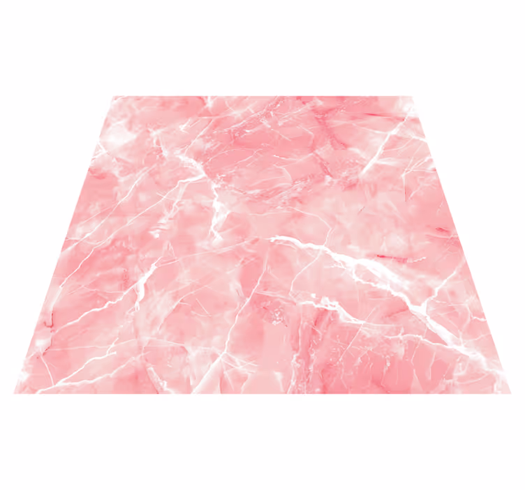 Pink pastel shade marble rug - TenStickers