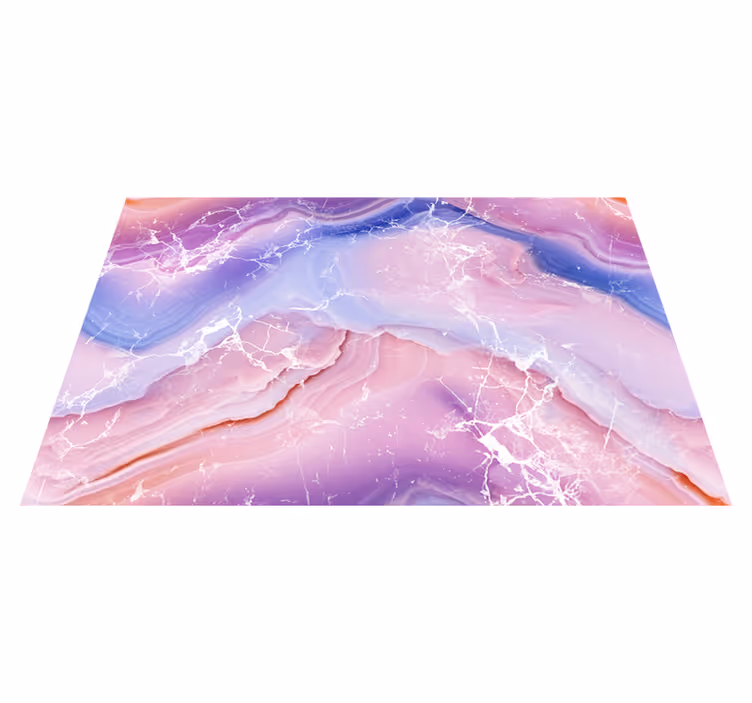 Purple & pink shades marble rug - TenStickers