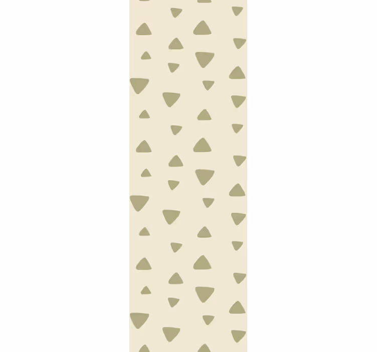 Simple beige pattern triangle wallpaper - TenStickers