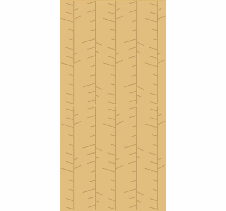Stylized minimalist pattern tree wallpaper - TenStickers
