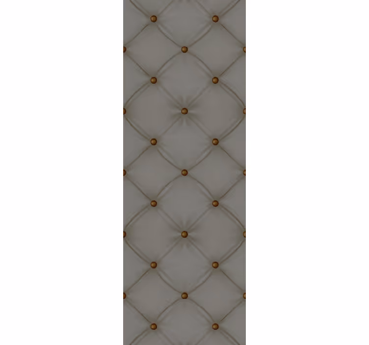 Grey cushioned motif Textured Wallpaper - TenStickers
