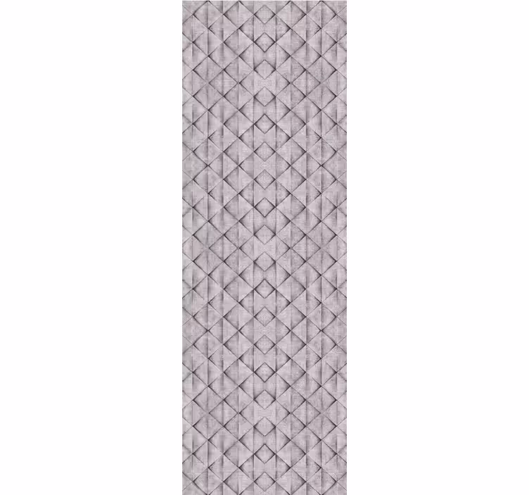 Textured squared pattern geometric wallpaper - TenStickers