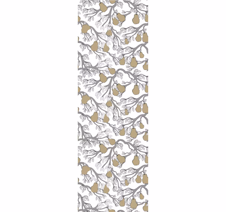 Branch with pears tree wallpaper - TenStickers