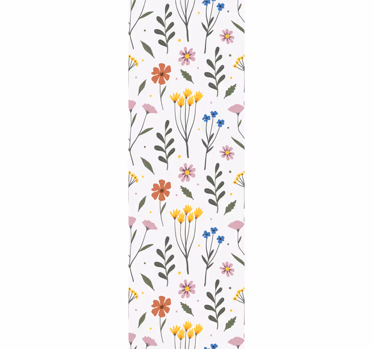 Vibrant Floral Design flower wallpaper - TenStickers