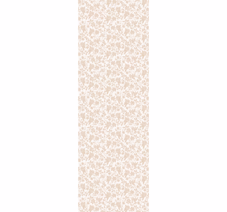 Soft floral texture ornamental flower wallpaper - TenStickers