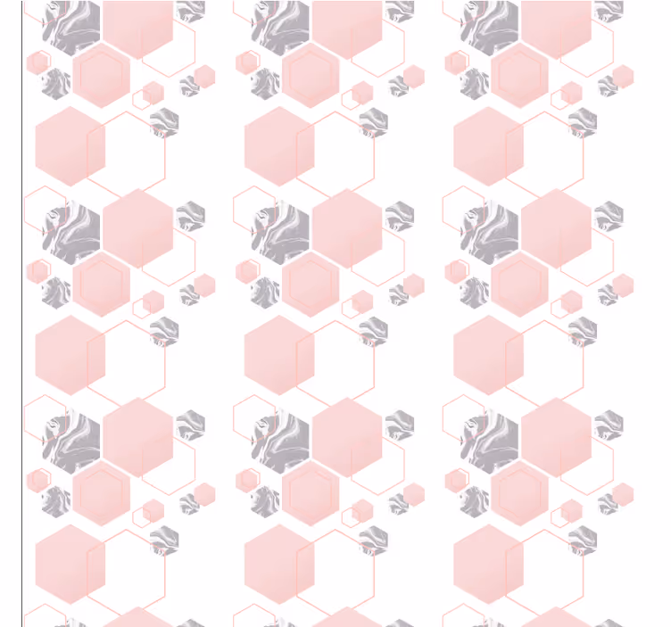 Honeycomb Pattern Design geometric wallpaper - TenStickers