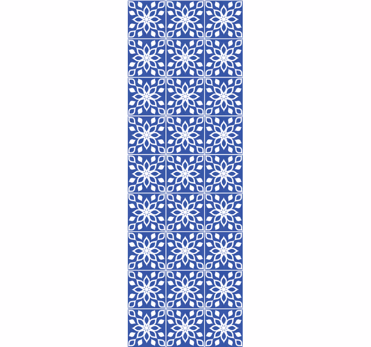 Azure mosaic tile wallpaper - TenStickers