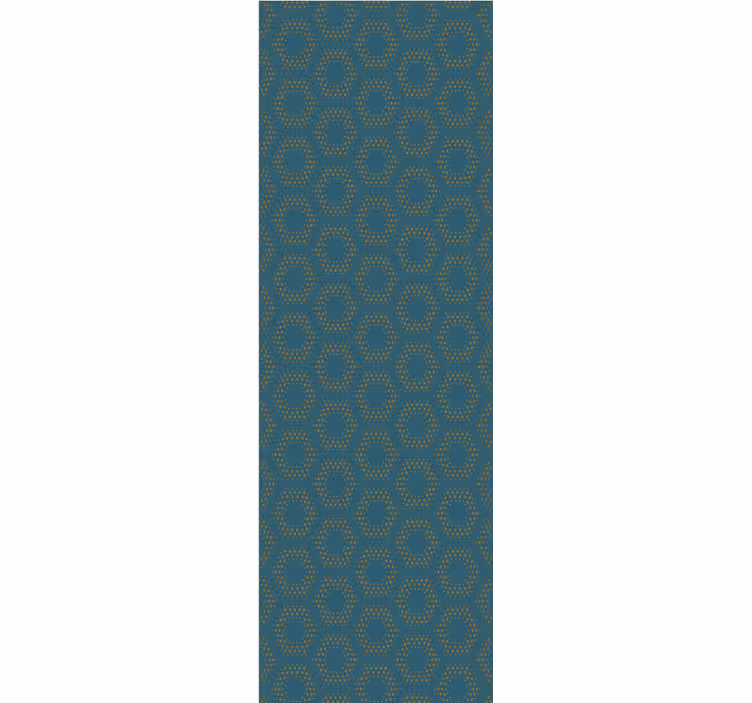 Geometric Honeycomb Pattern textured wallpaper - TenStickers